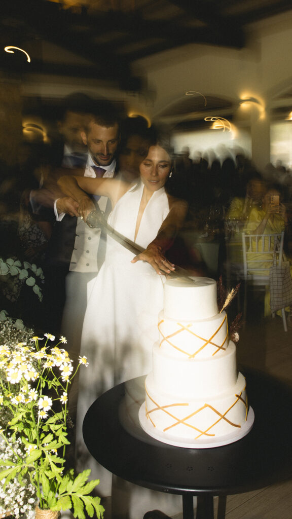 momento tarta en la boda 